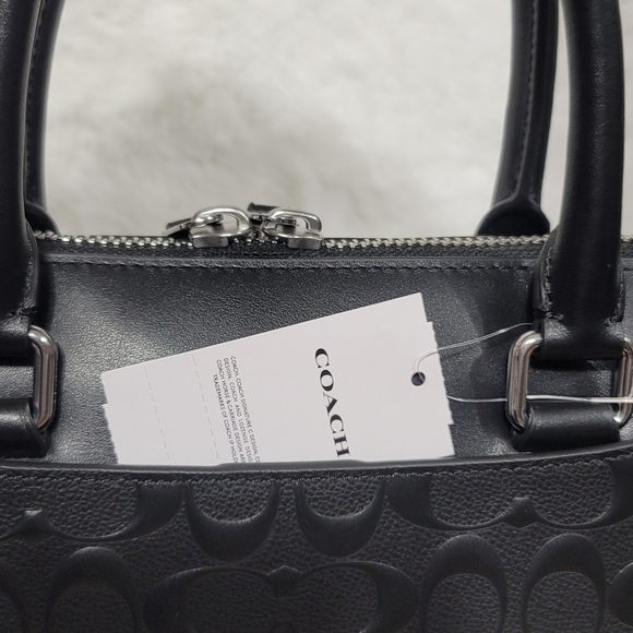 😘 NWT COACH SIGNATURE BUSINESS ATACHE COMPUTER WORK BUSINESS LAPTOP BAG - Picture 12 of 14
